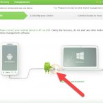 Android Data Recovery connects your device