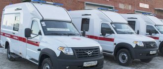 Ambulances in Omsk