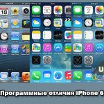 Программные отличия iPhone 6