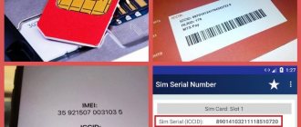 Methods for reading the serial number of a SIM card